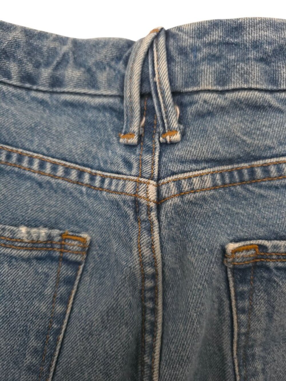 Good American Good Classic Blue Hi-Rise Cropped Denim Jeans Women's Sz 8/29 - Picture 10 of 14